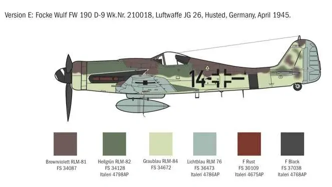 FOCKE WULF FW-190 D-9 (Italeri 1:72)