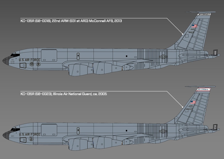 USAF KC-135R Stratotanker (Academy 1:144)