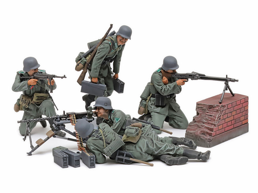 German MG Team Mid- WWII (Tamiya 1:35)