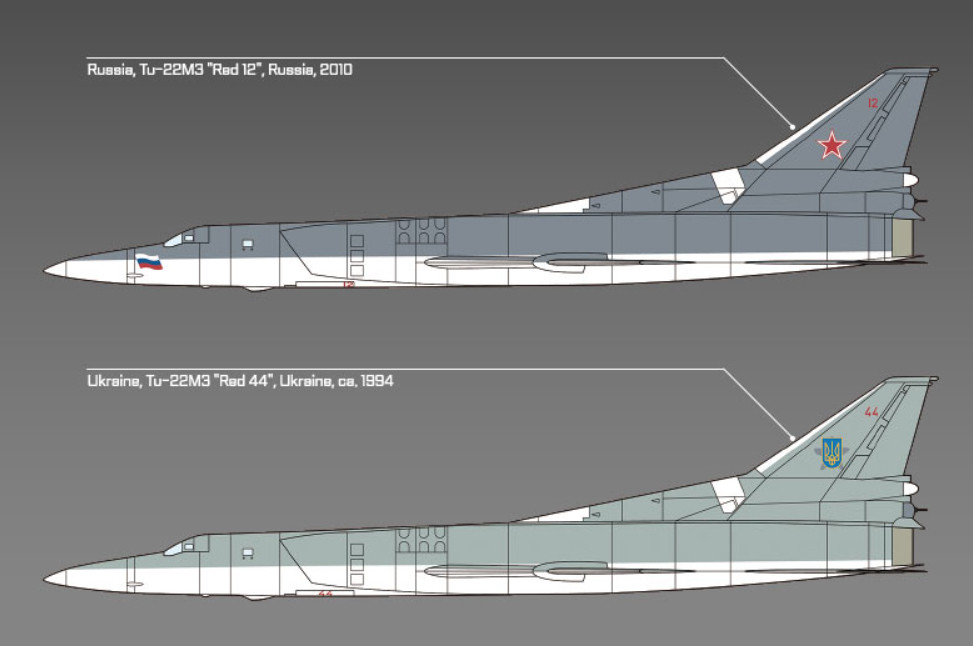 Tu-22M3 Backfire C 1/1 (Academy 1:144)