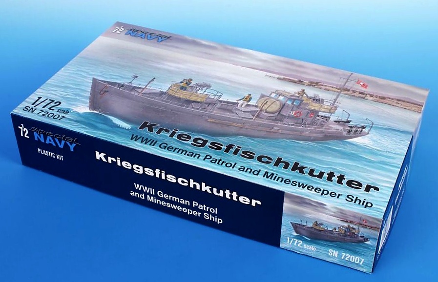 Kriegsfischkutter ‘WWII German Patrol and Minesweeper Ship’ 1:72