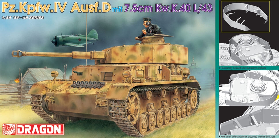 Pz.Kpfw.IV Ausf.D mit 7.5cm Kw.K 40 L/43 (1:35)