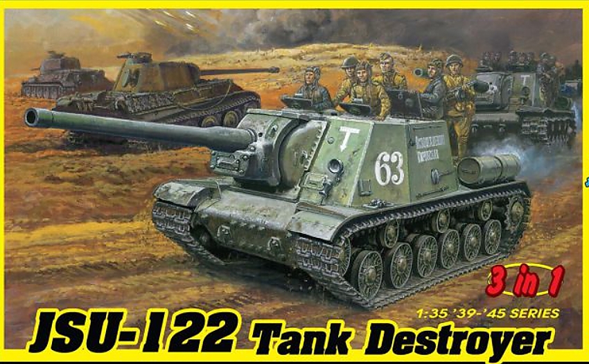 JSU-122 Tank Destroyer (3 in 1) (1:35)