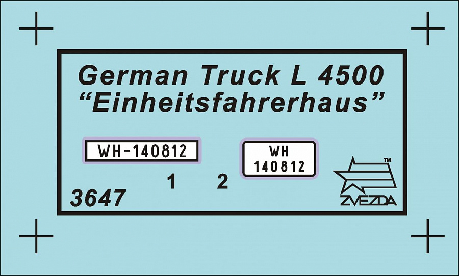 Mercedes-Benz L-4500 Einheitsfahrerhaus (RR) (1:35)