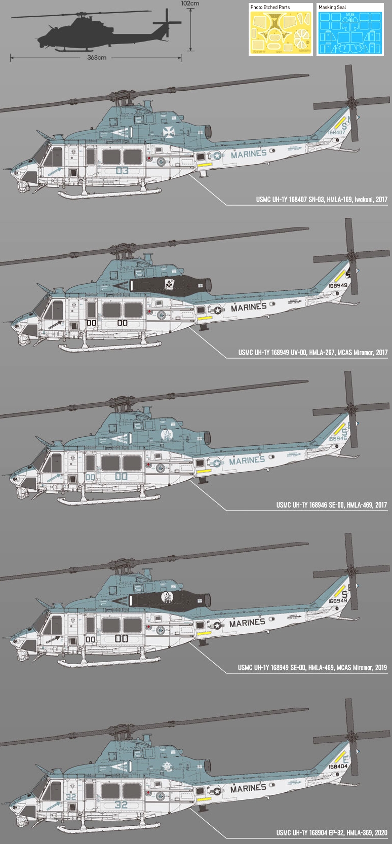 USMC UH-1Y® Venom (1:35)