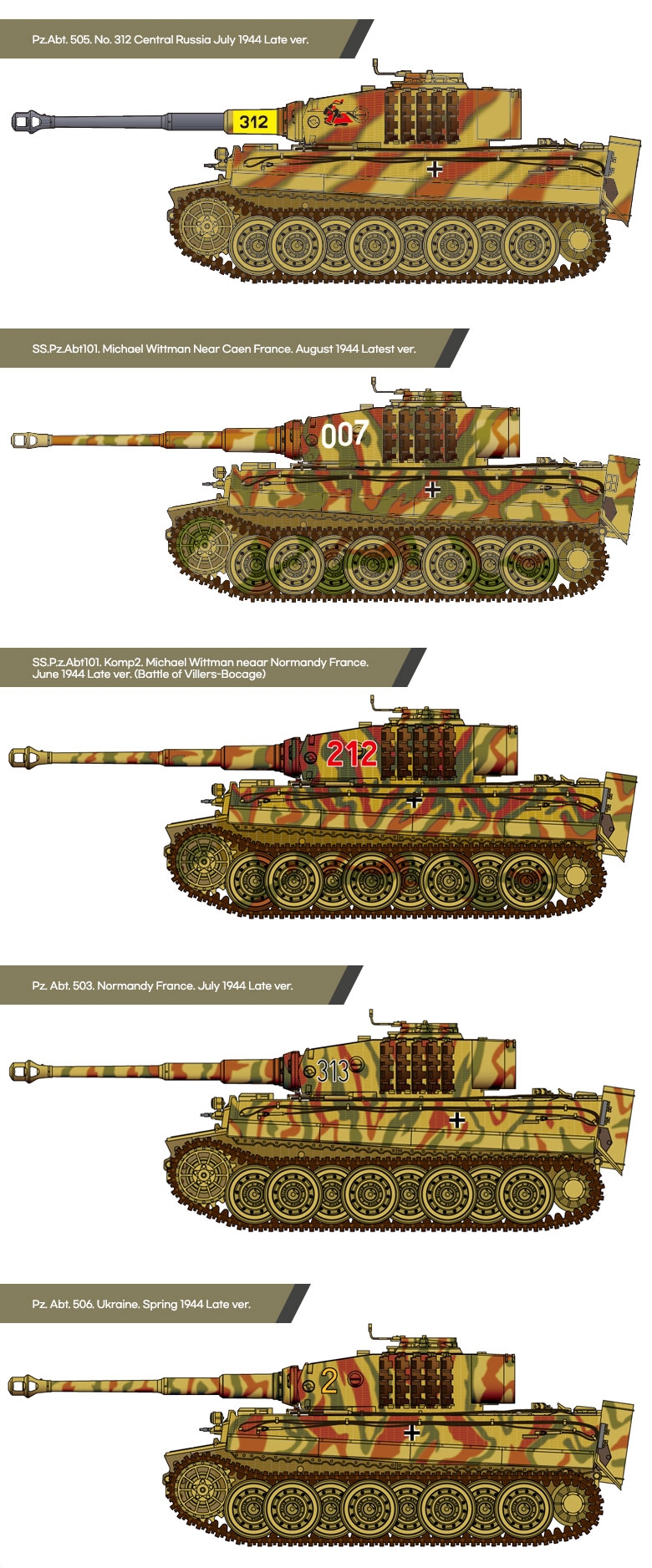 German Tiger I Version Late (1:72)