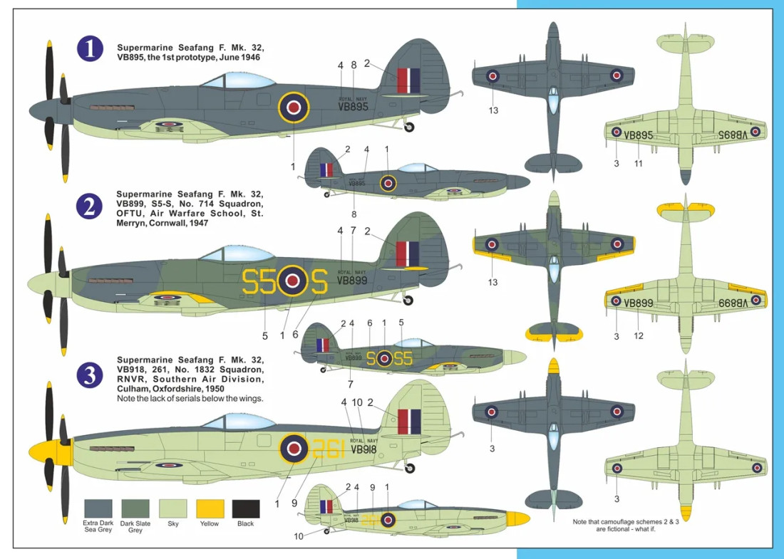 Supermarine Seafang F.Mk.32 1:72