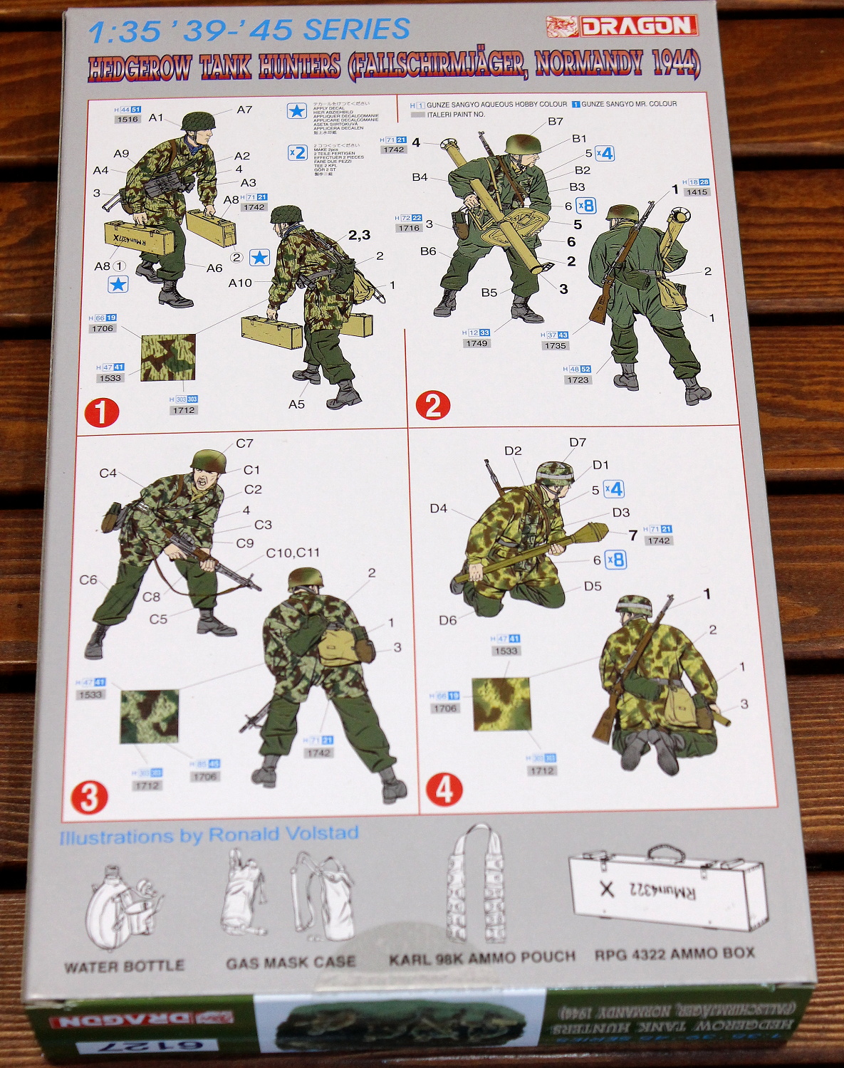 Hedgerow Tank Hunters (Fallschirmjäger, Normandy 1944) (Dragon 1:35)