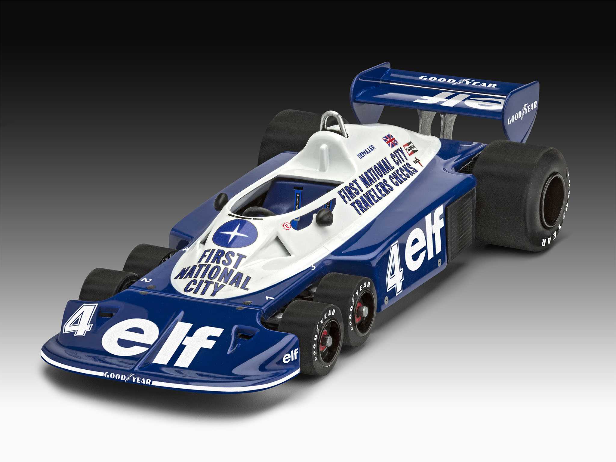 Starter Kit - Tyrell P34/2 6-Wheeler (1:32)