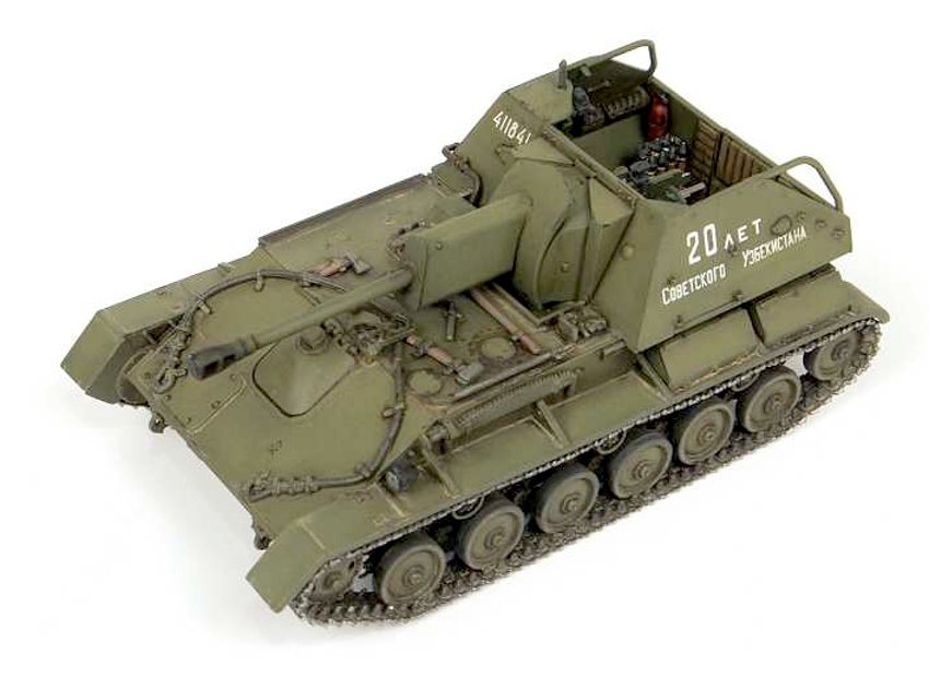 Soviet self-propelled gun SU-76M (1:72)