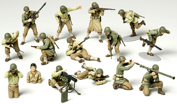 WWII US Army Infantry GI Set (Tamiya 1:48) 