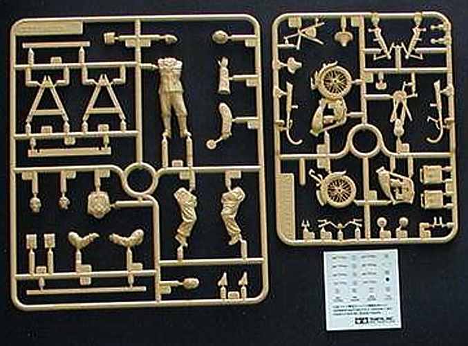 German Motorcycle Orderly Set (Tamiya 1:35) 