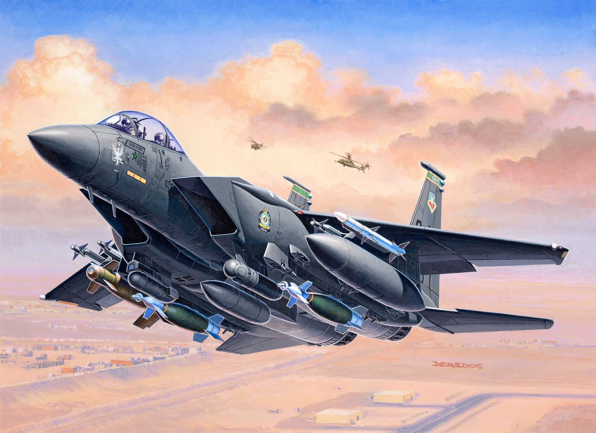 03972 - F-15E Strike Eagle & Bombs (Revell 1:144)