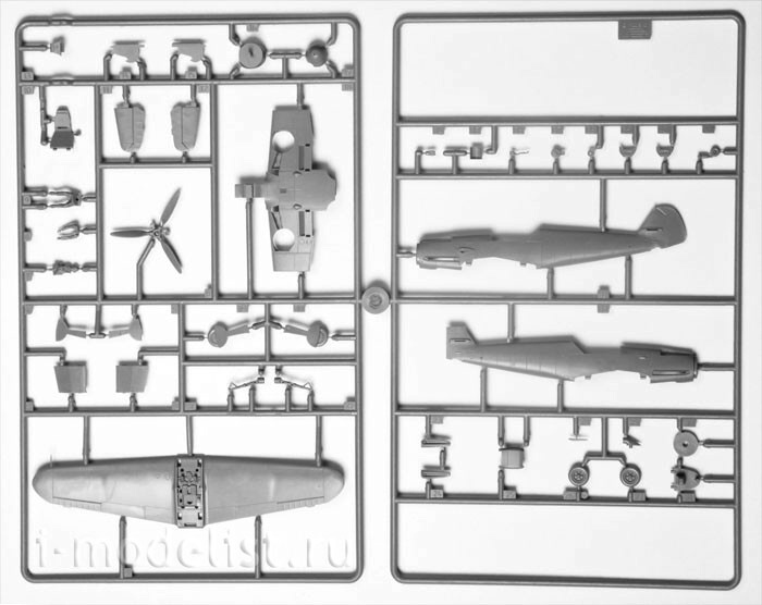 Messerschmitt B-109 F2 (Zvezda 1:72) 