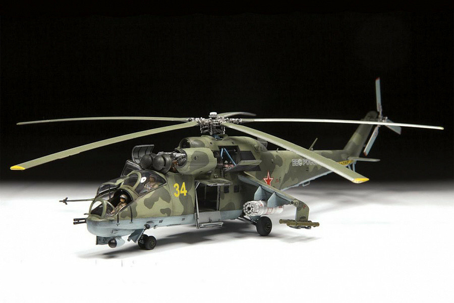 Vrtulník MIL-24P HIND (Zvezda 1:72) 