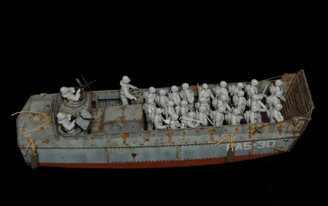 LCVP with US INFANTRY (Italeri 1:35)