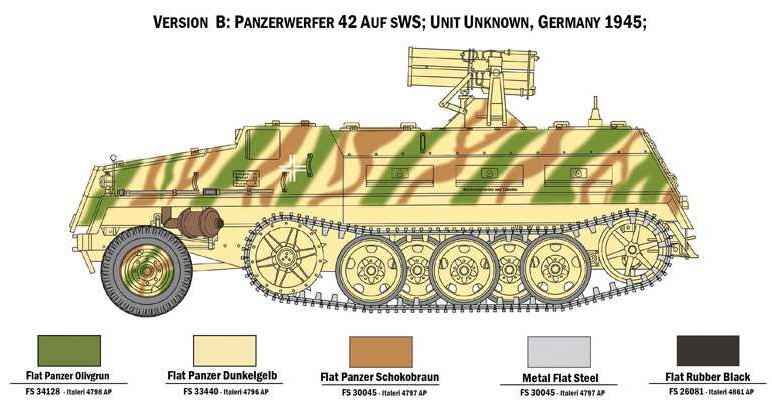 15 cm Panzerwerfer 42 auf sWS (Italeri 1:35)