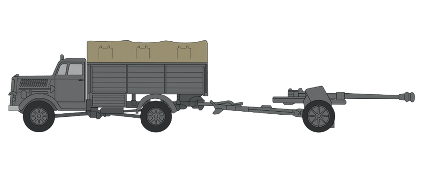 PAK 40 Gun & Opel BlitzTruck (Airfix 1:76) 