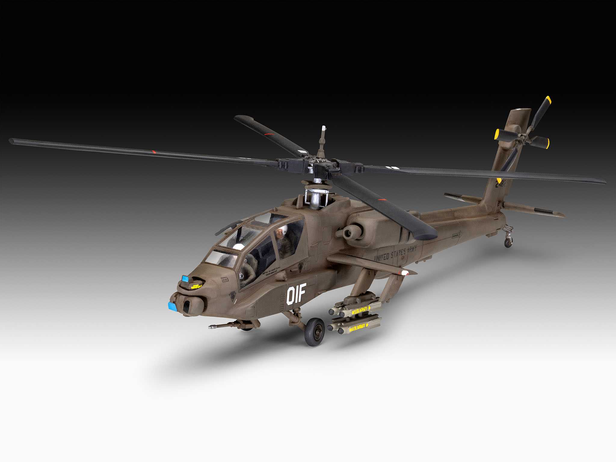 Set Vrtulníku AH-64A Apache (Revell 1:72)