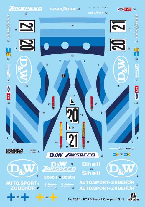 Ford Escort Zakspeed Gr. 2 (Italeri 1:24)
