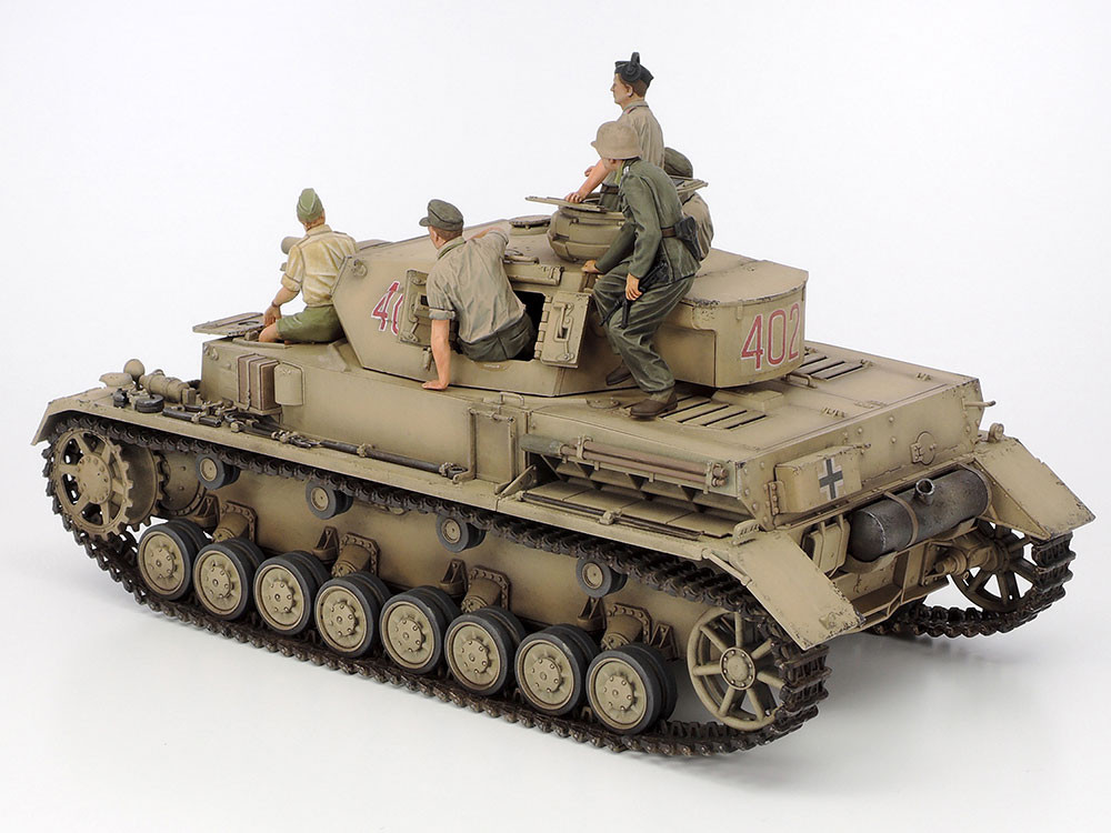 Pz.IV.F & Motorcycle N.Africa (Tamiya 1:35)