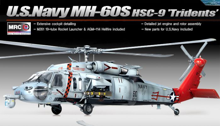 MH-60S USN HSC-9 Tridents (Academy 1:35)