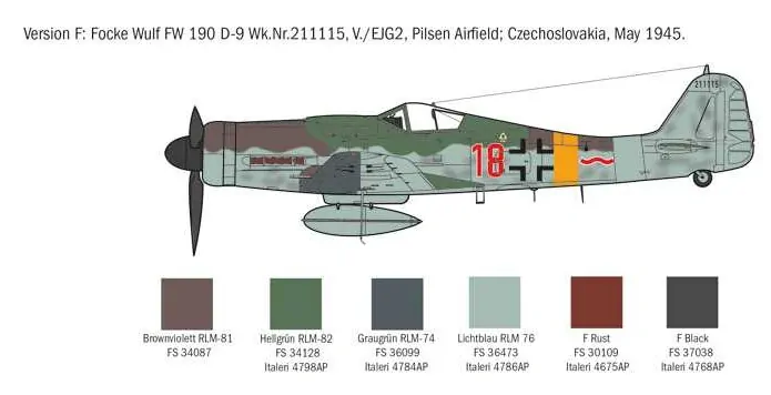 FOCKE WULF FW-190 D-9 (Italeri 1:72)