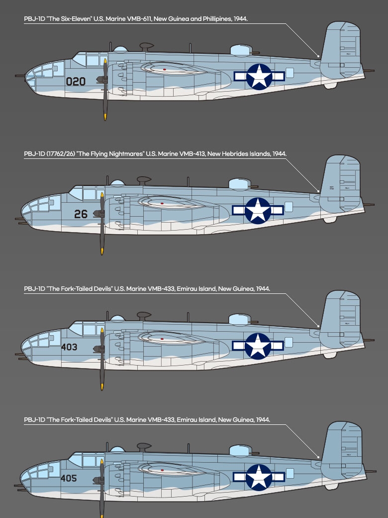 USMC PBJ-1D (B-25 Mitchell) (Academy 1:48)
