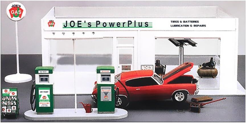 Joe's Power Plus Gas Service Station 1:24