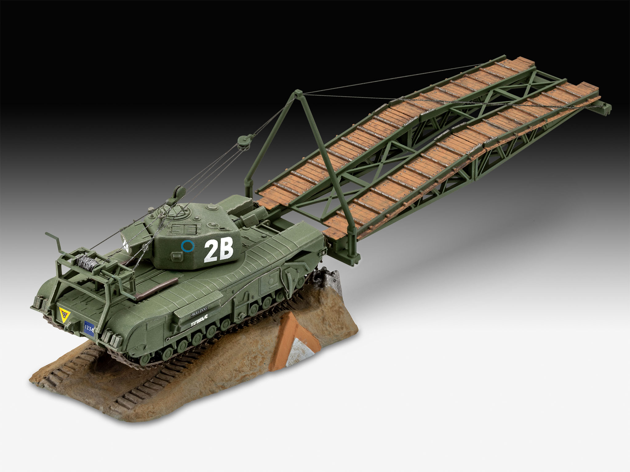ModelSet - Churchill A.V.R.E. (1:76)