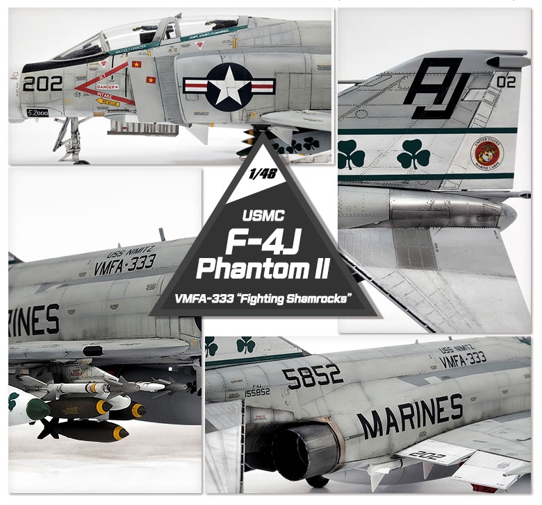 USMC F-4J Phantom II "VMFA-333 Fighting Shamrocks" (1:48)