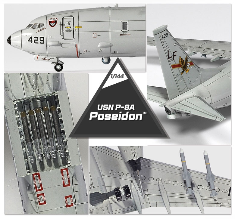 USN P-8A Poseidon 1:144
