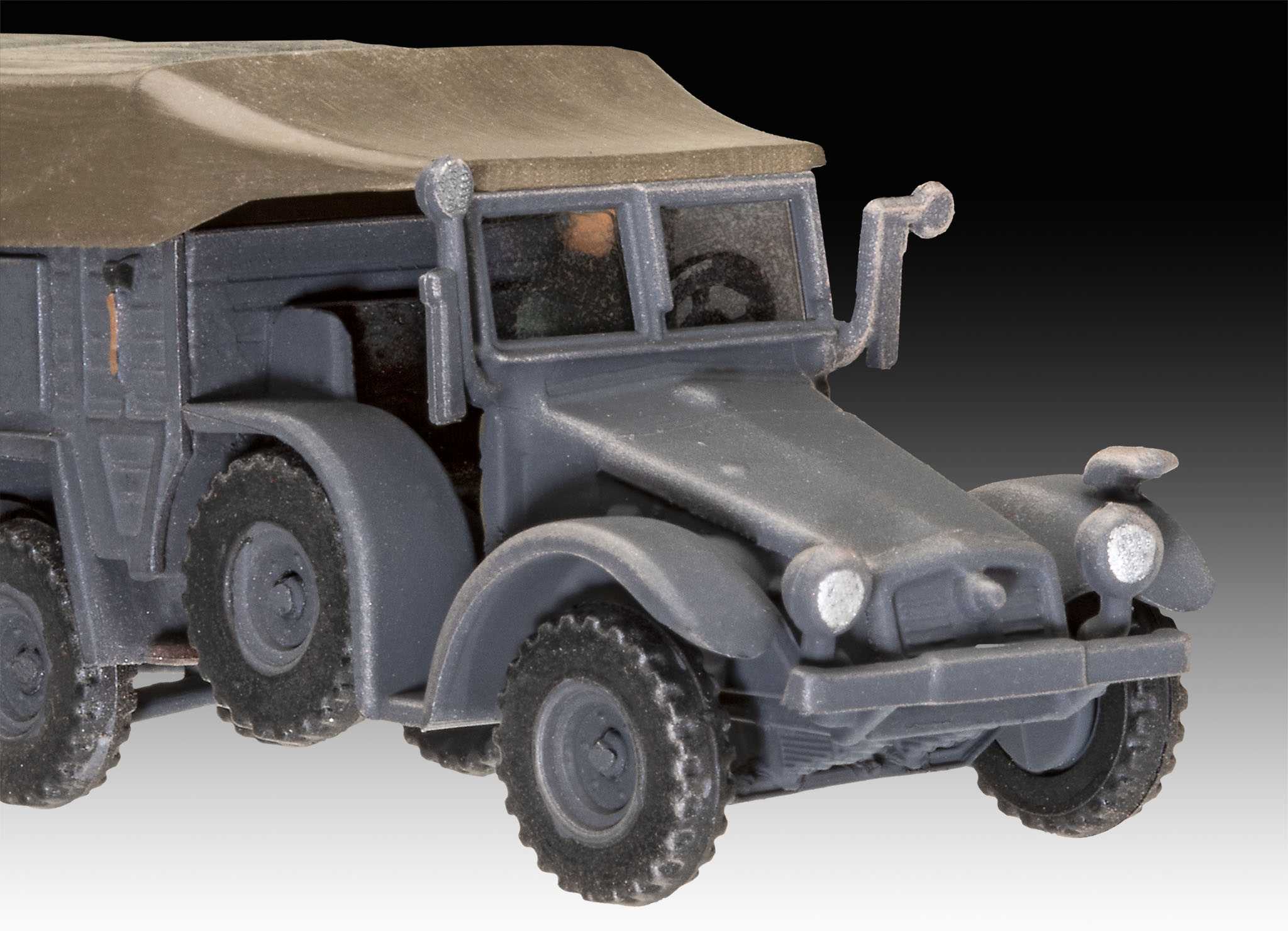 Set - Krupp Protze KFZ 69 with 3,7cm Pak (1:76)