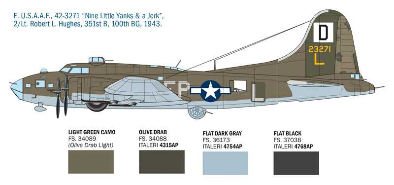 B-17F Flying Fortress (1:72)
