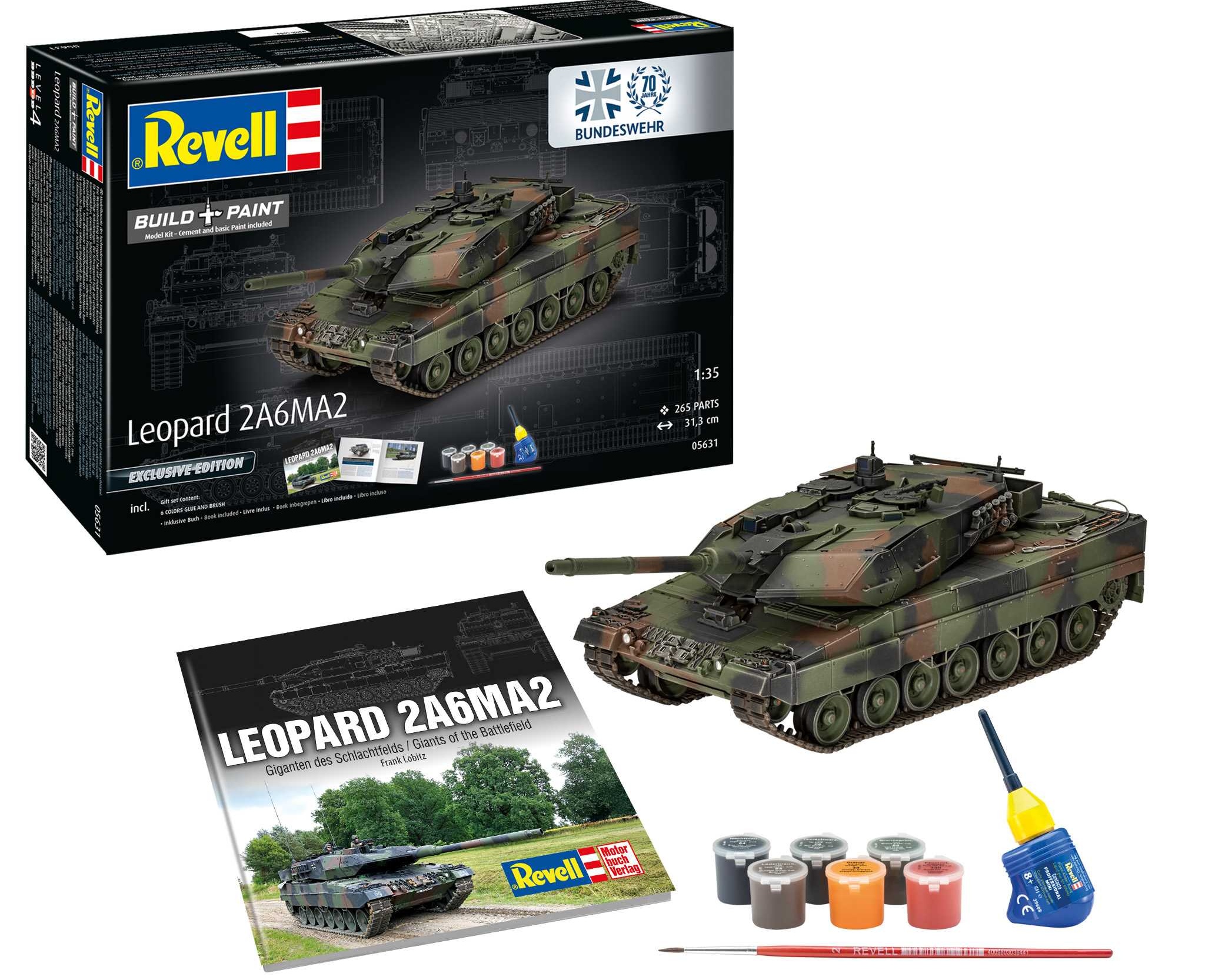 Set 70 Years Bundeswehr: Leopard 2 A6A2 (Exclusive Edition) (1:35)
