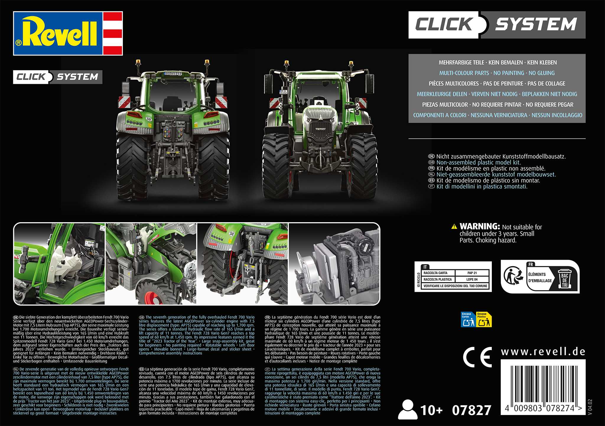 Traktor Fendt 728 Vario easy-click-system (1:20)