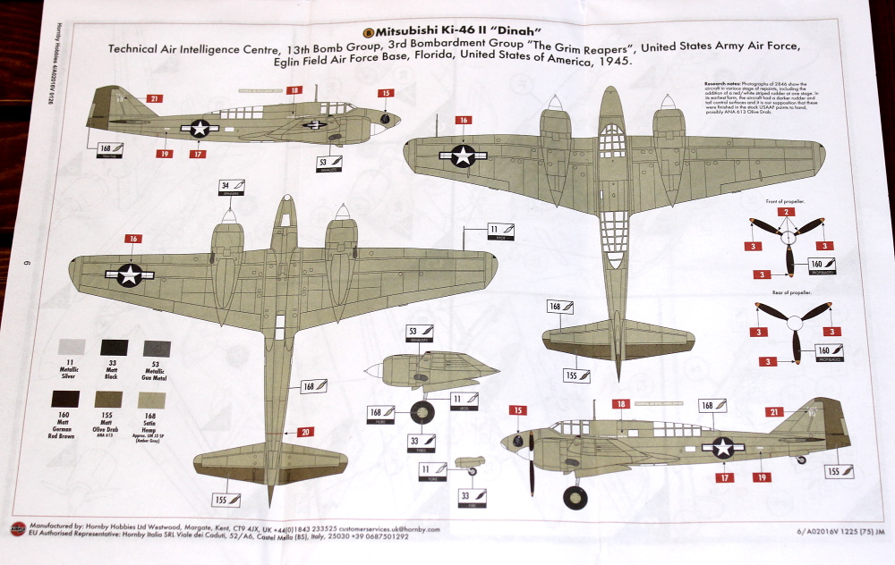Mitsubishi KI-46-II “DINAH” (Airfix 1:72)