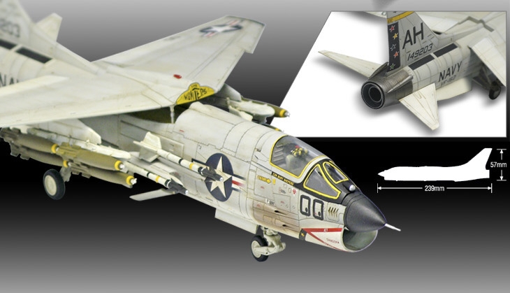 USN F-8E VF-162 The Hunters (Academy 1:72)