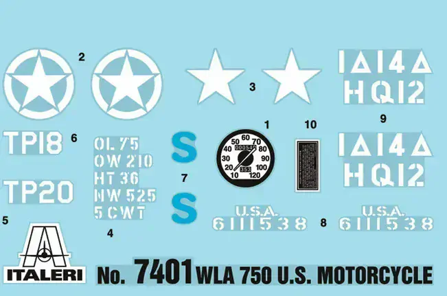 Harley-Davidson WLA 750 (Italeri 1:9) 