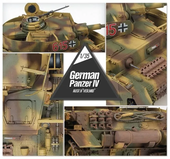 German Pz.Kpfw.IV Ausf.H (Academy 1:35) 