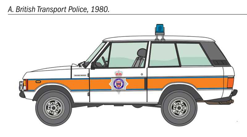 Police Range Rover (Italeri 1:24)
