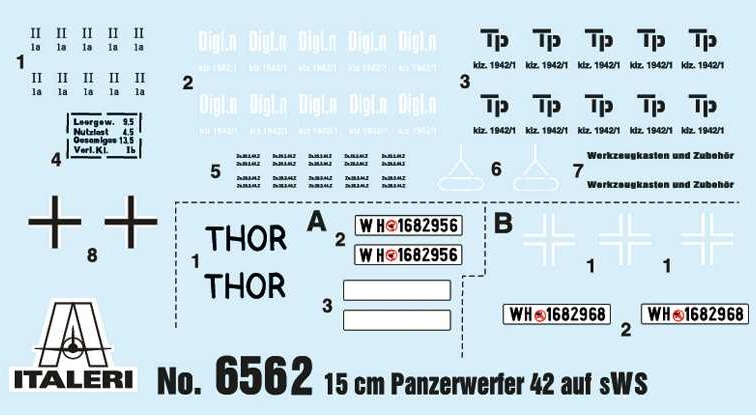 15 cm Panzerwerfer 42 auf sWS (Italeri 1:35)