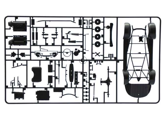 Mercedes Benz 300 SL Gullwing (Italeri 1:24) 