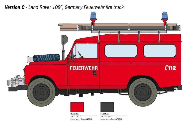 Land Rover Fire Truck (Italeri 1:24)