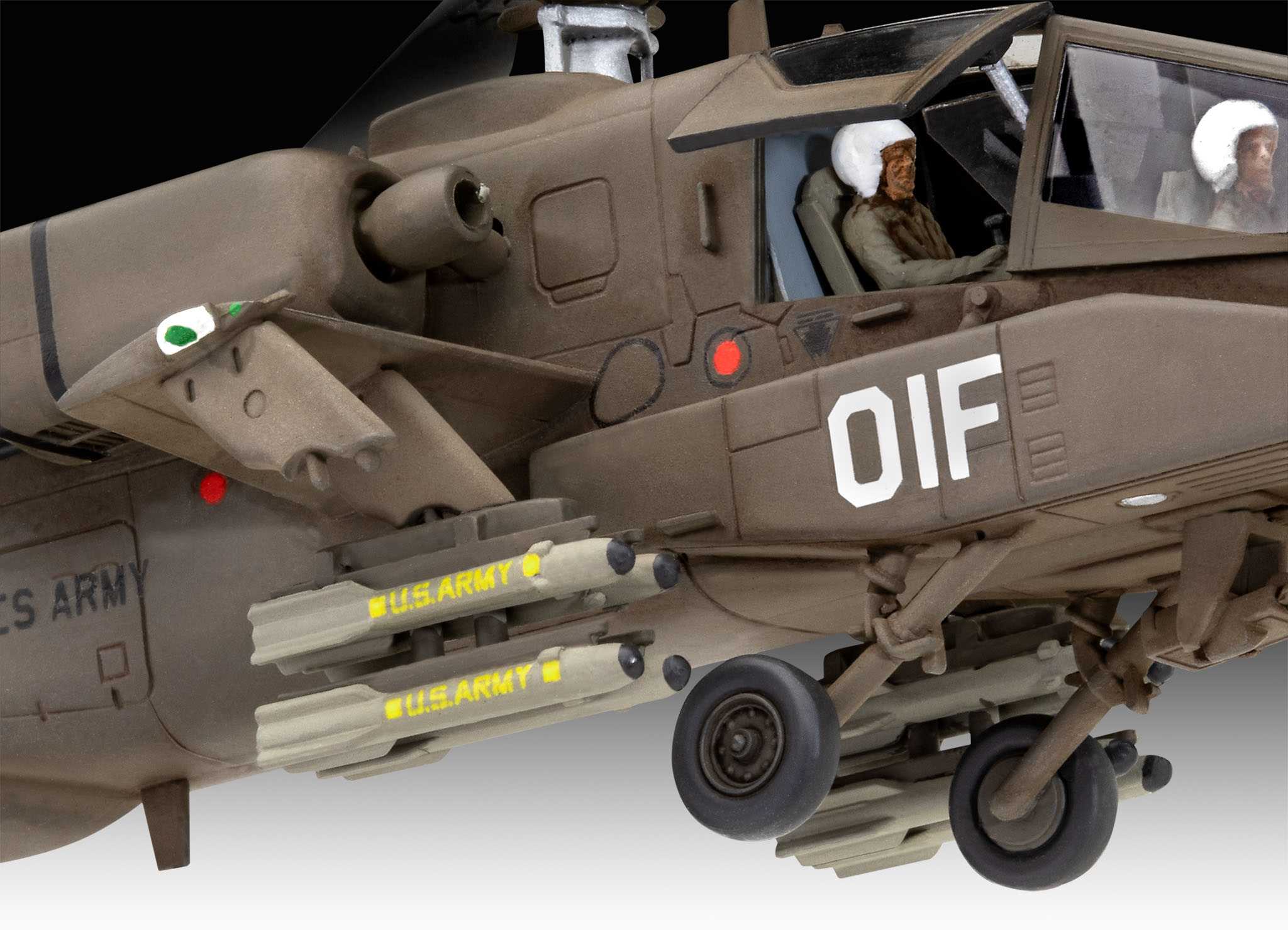 Set Vrtulníku AH-64A Apache (Revell 1:72)