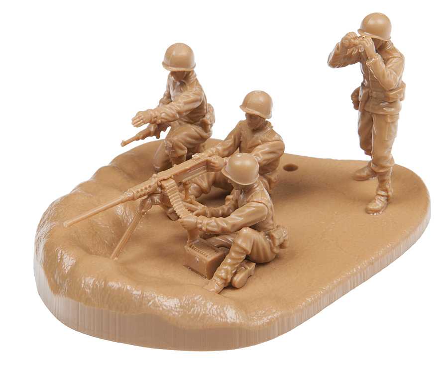 6286 - US machine gun Browning w/crew (1:72)