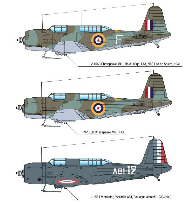  V-156-B1 Chesapeake (Academy 1:48) 
