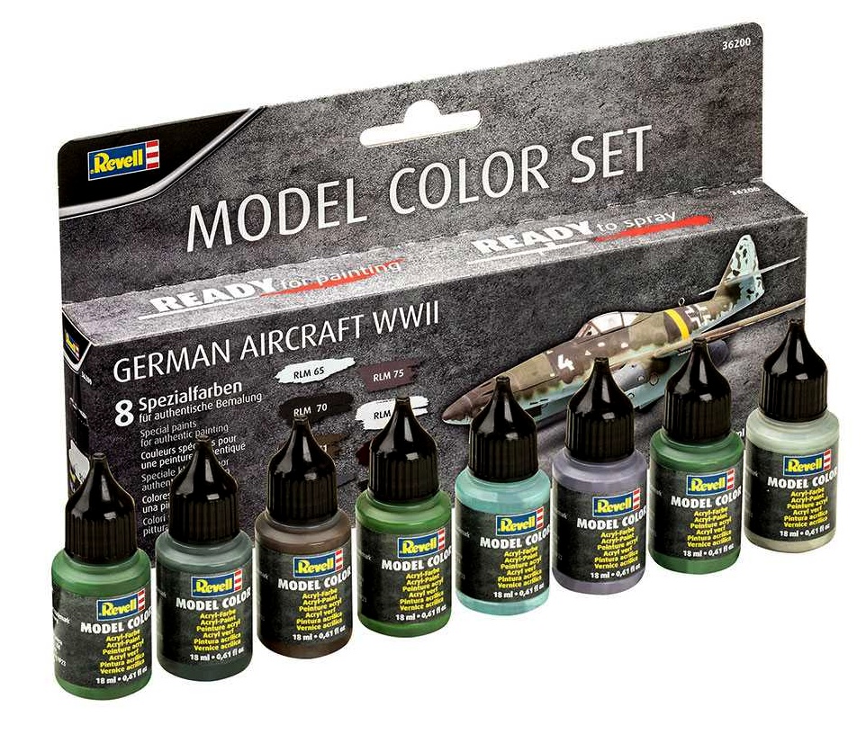 Sada barev Aqua Color - German Aircraft WWII (8 x 17ml)
