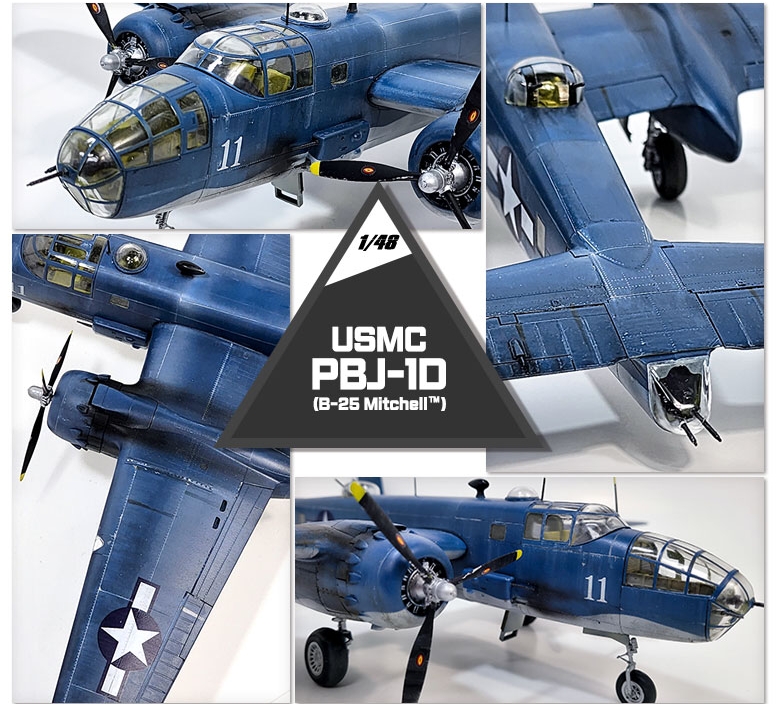 USMC PBJ-1D (B-25 Mitchell) (Academy 1:48)