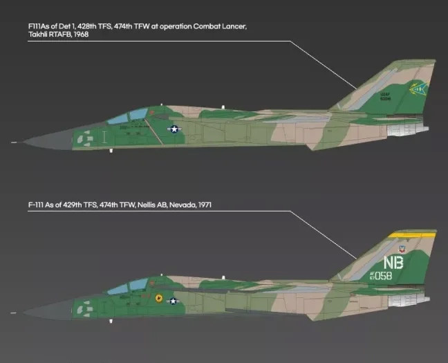 General Dynamics F-111A Aardvark „Vietnam War“ 1:48